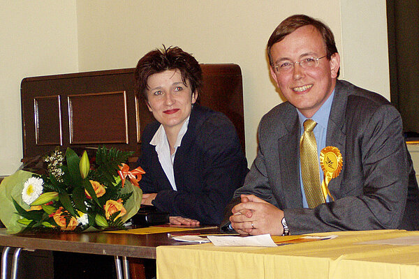 Martin and his wife Michaela